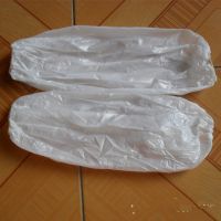 【白色防水袖套食品加工业专用pvc磨砂透明牛筋套袖定做批发图片】白色防水袖套食品加工业专用pvc磨砂透明牛筋套袖定做批发 - 临沂批发城合美劳保用品销售部